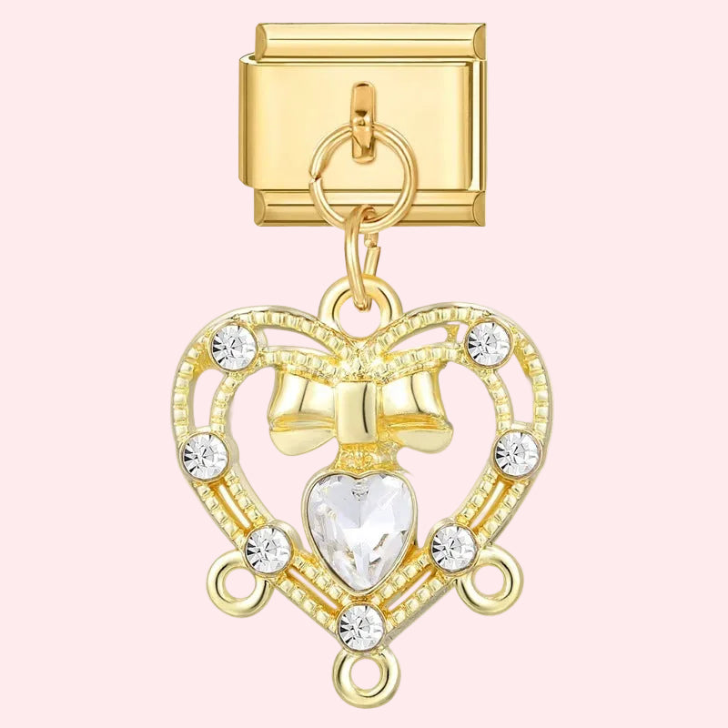 Simple Gold Pendant Charms