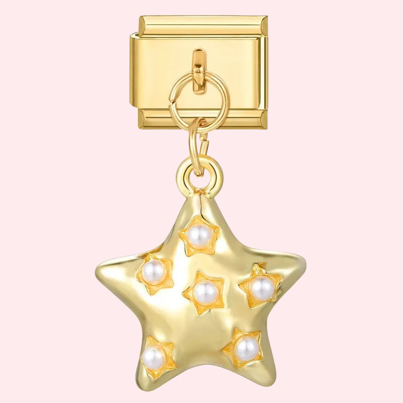 Simple Gold Pendant Charms