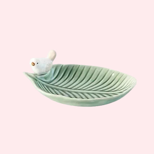 Ceramic Lovebirds Tray
