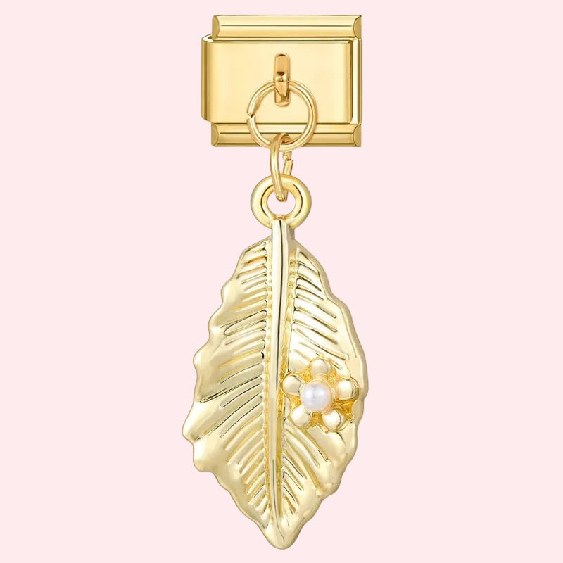 Simple Gold Pendant Charms