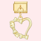 Simple Gold Pendant Charms