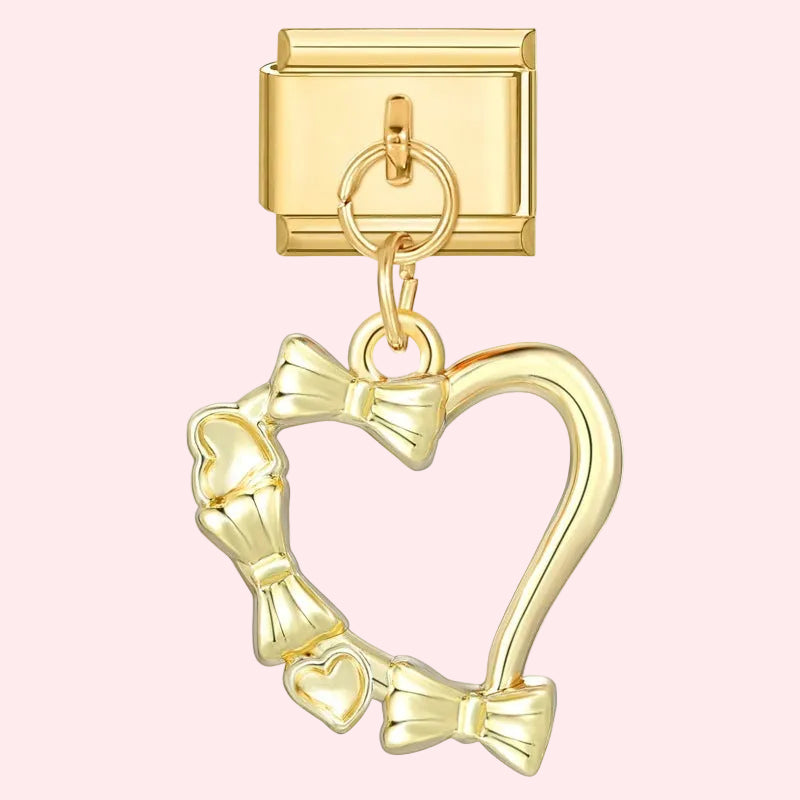 Simple Gold Pendant Charms