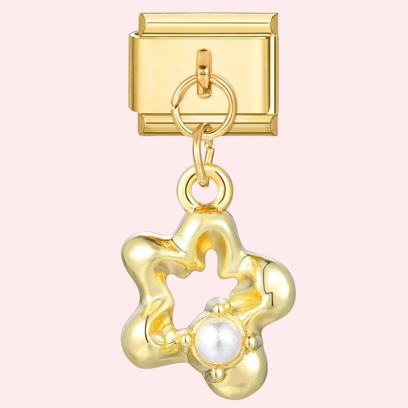Simple Gold Pendant Charms