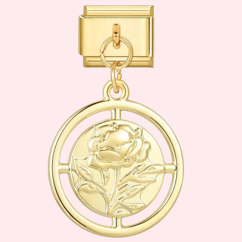 Simple Gold Pendant Charms