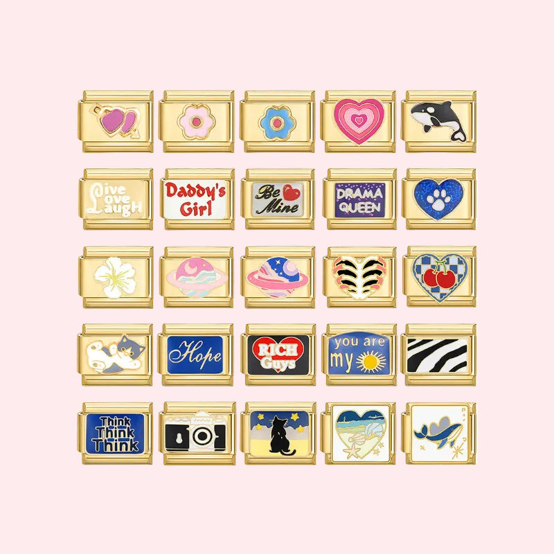 Gold Y2K Charms