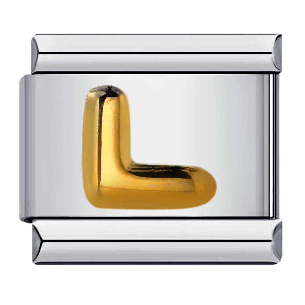 Silver Letter Charms