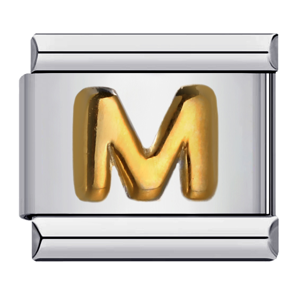 Silver Letter Charms
