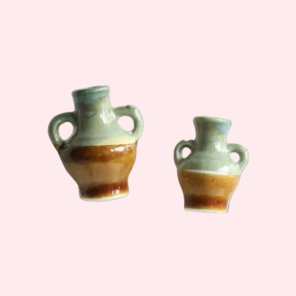 Mini Ceramic Vase Fridge Magnets