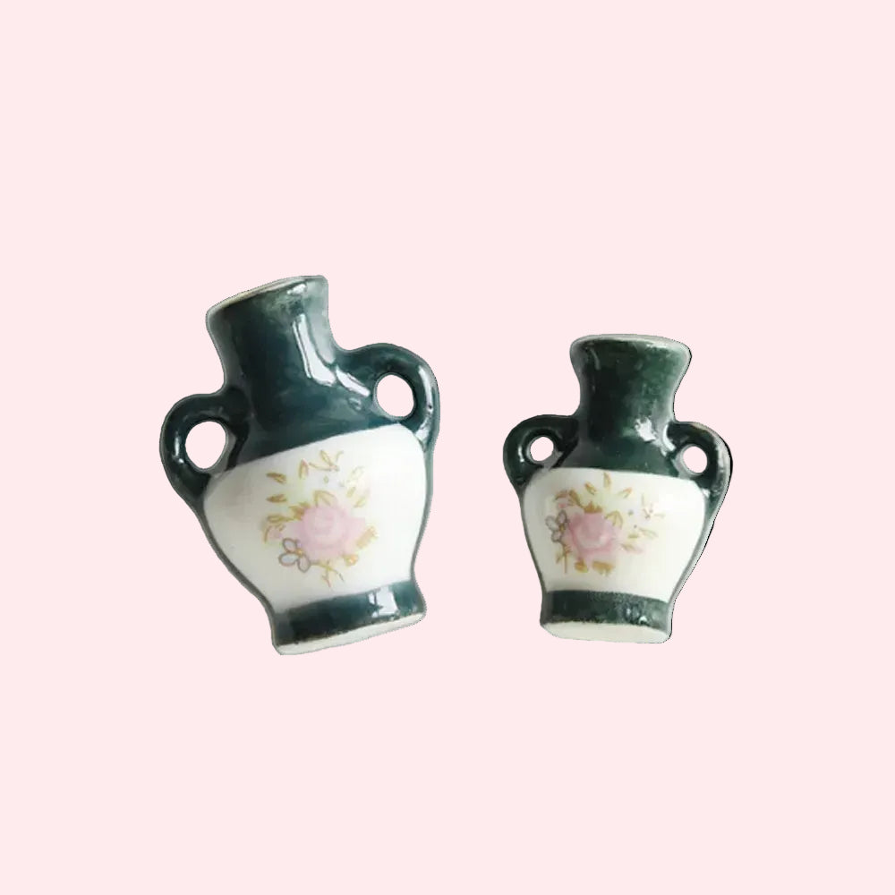 Mini Ceramic Vase Fridge Magnets