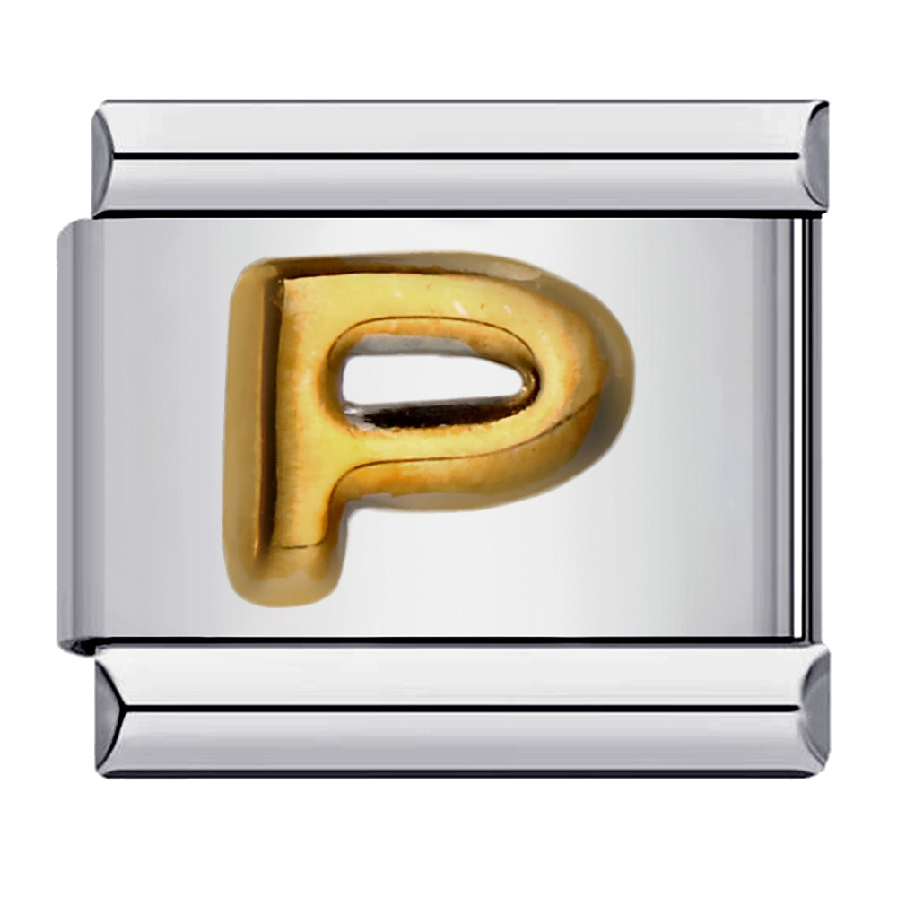 Silver Letter Charms