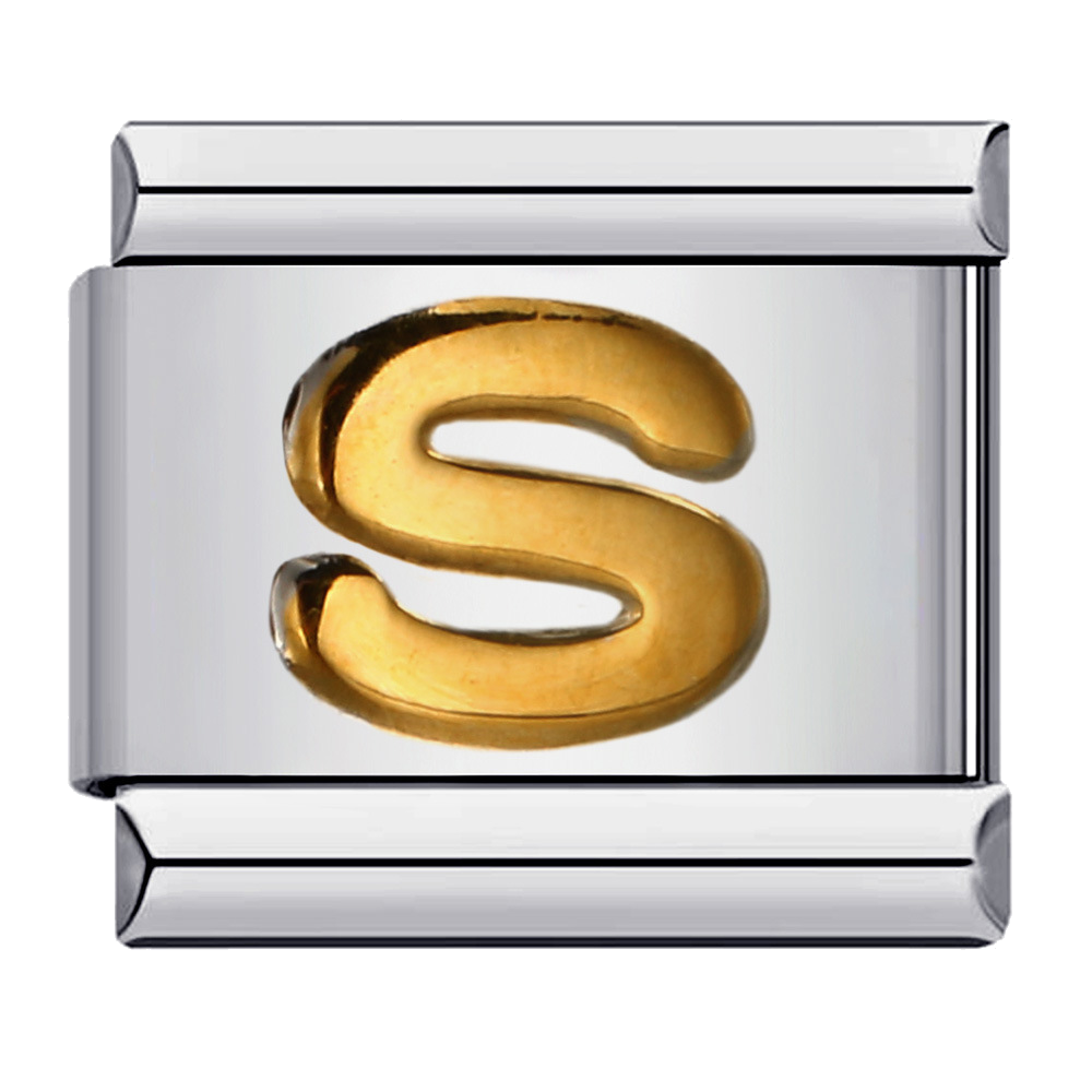 Silver Letter Charms
