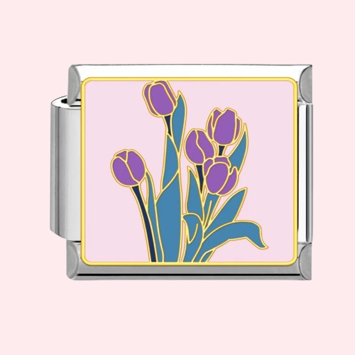 Silver Floral Charms