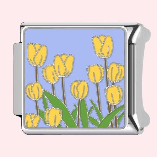 Silver Floral Charms