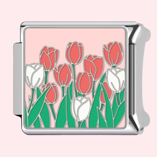 Silver Floral Charms