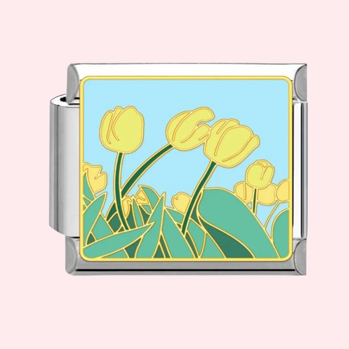 Silver Floral Charms