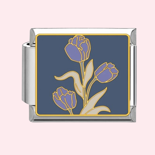 Silver Floral Charms