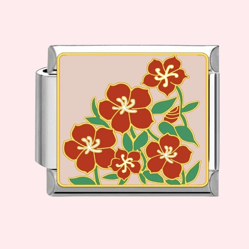 Silver Floral Charms