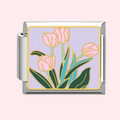 Silver Floral Charms