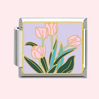 Silver Floral Charms