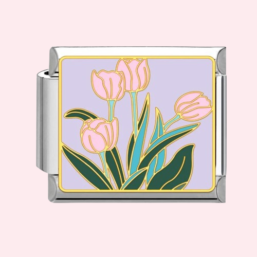 Silver Floral Charms