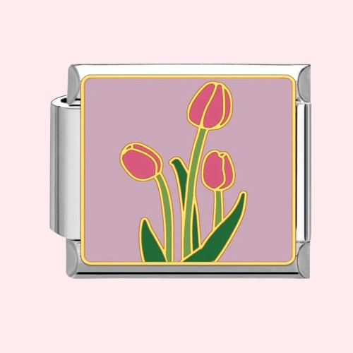 Silver Floral Charms