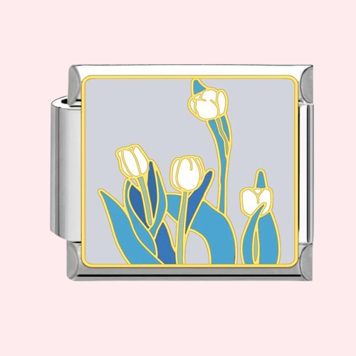 Silver Floral Charms