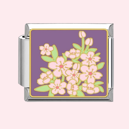 Silver Floral Charms