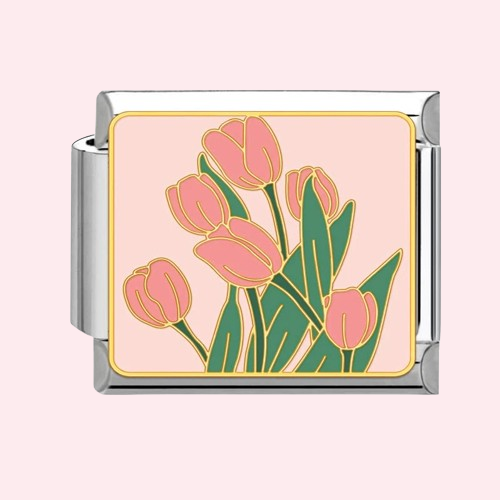 Silver Floral Charms