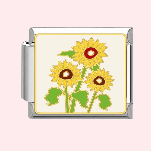 Silver Floral Charms