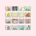 Silver Floral Charms