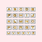 Silver Letter Charms