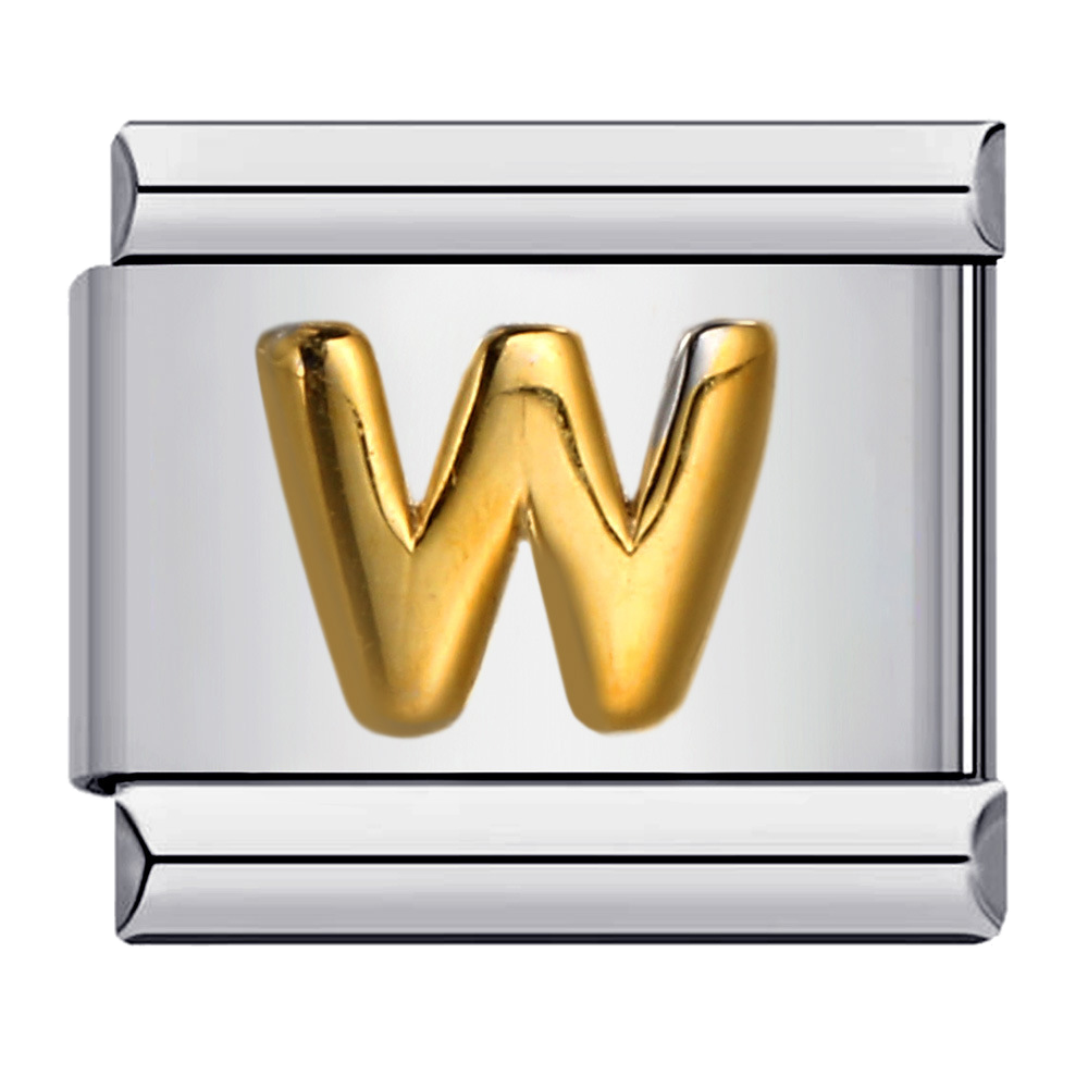 Silver Letter Charms
