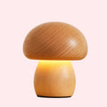 Wooden Mushroom Lamp