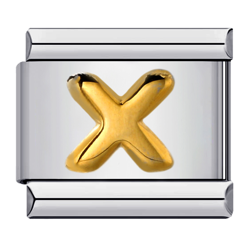 Silver Letter Charms