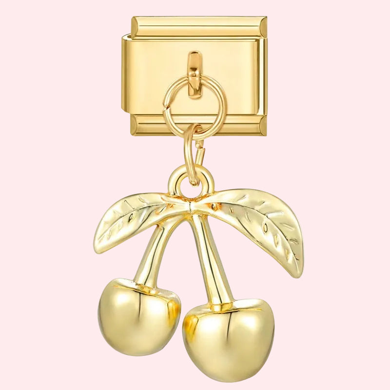 Simple Gold Pendant Charms