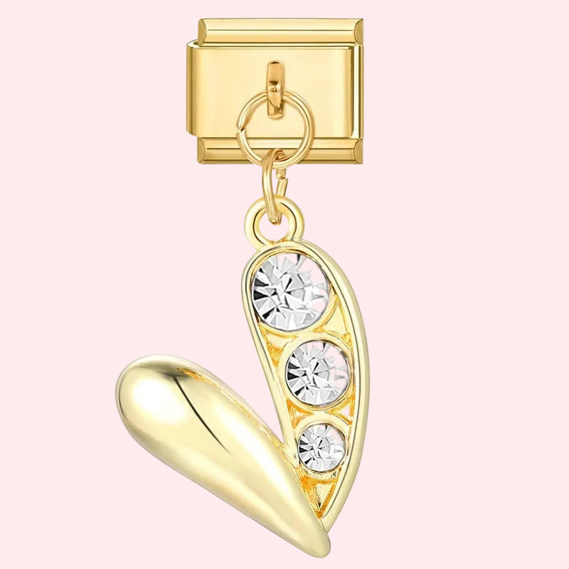 Simple Gold Pendant Charms