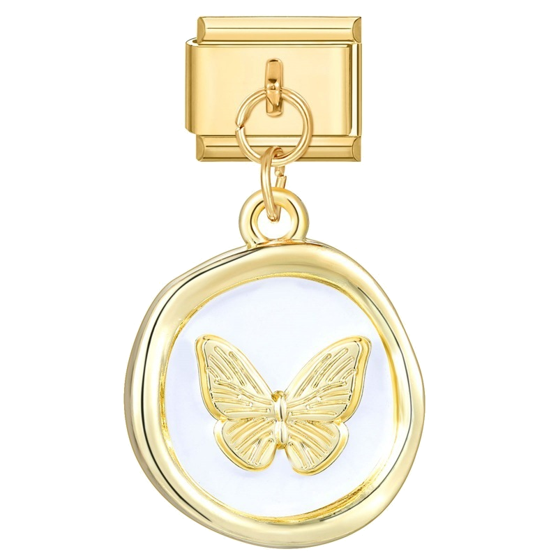 Simple Gold Pendant Charms