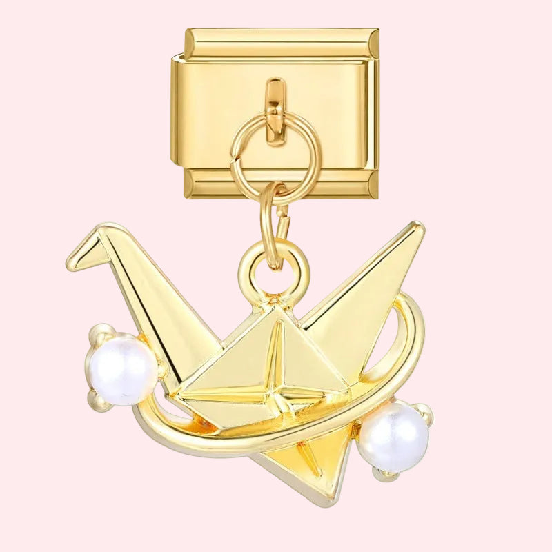 Simple Gold Pendant Charms