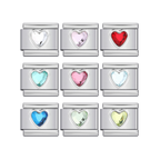 Heart Rhinestone Charms