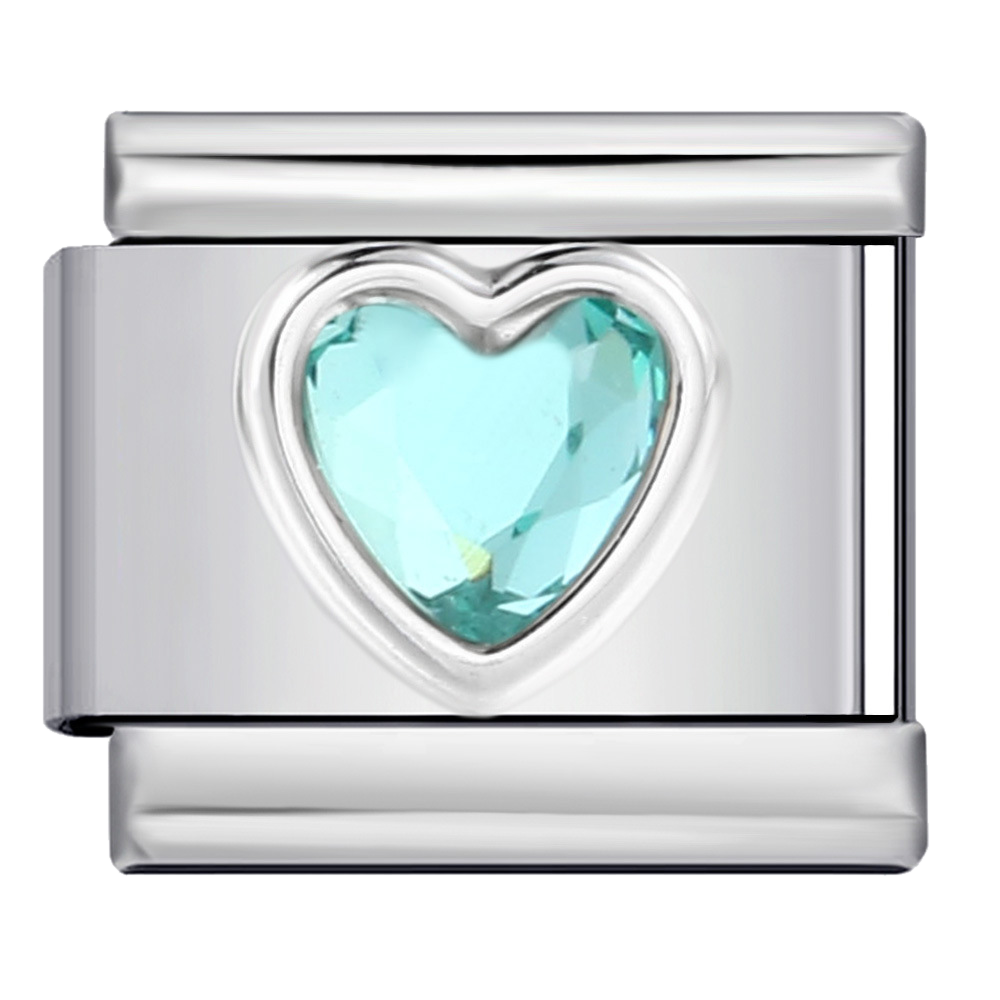 Heart Rhinestone Charms