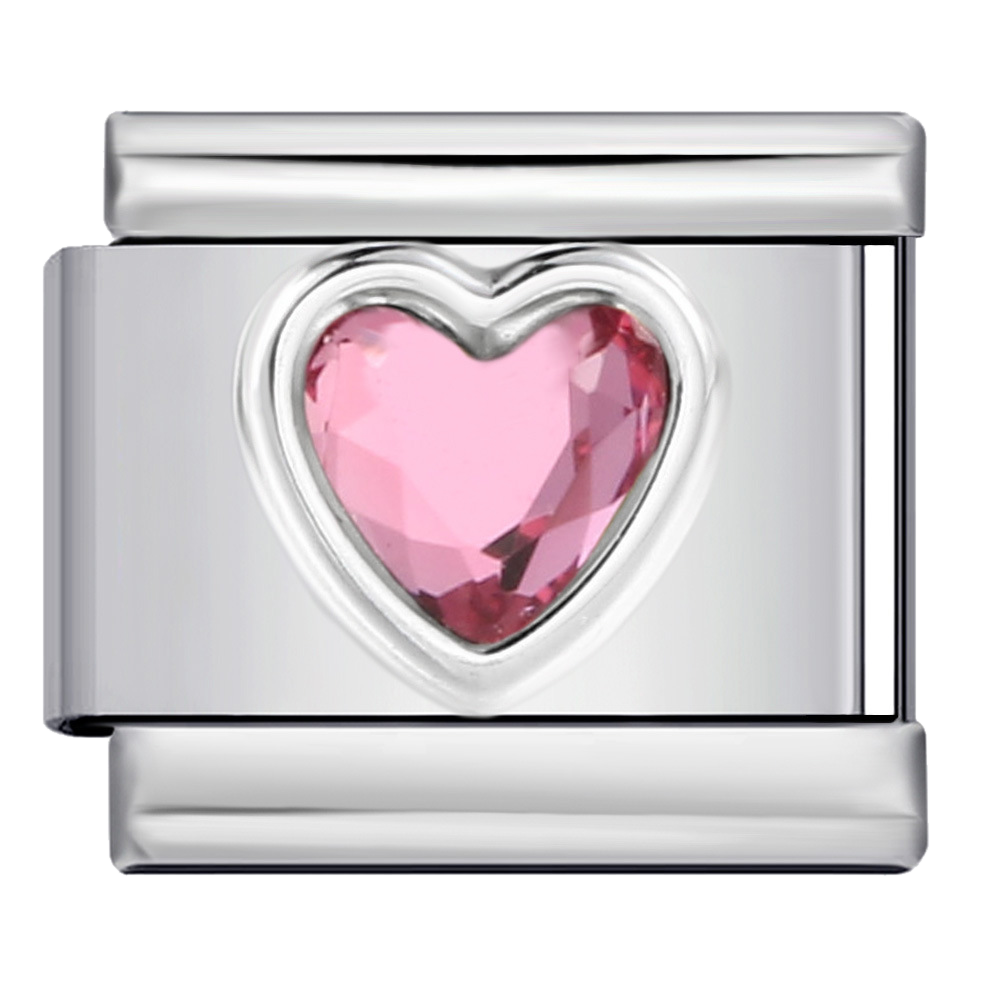 Heart Rhinestone Charms