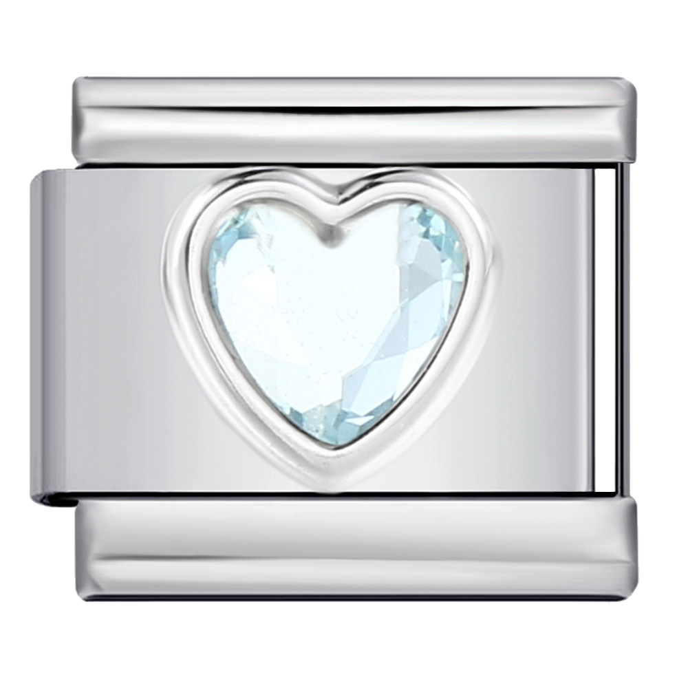 Heart Rhinestone Charms