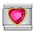 Heart Rhinestone Charms