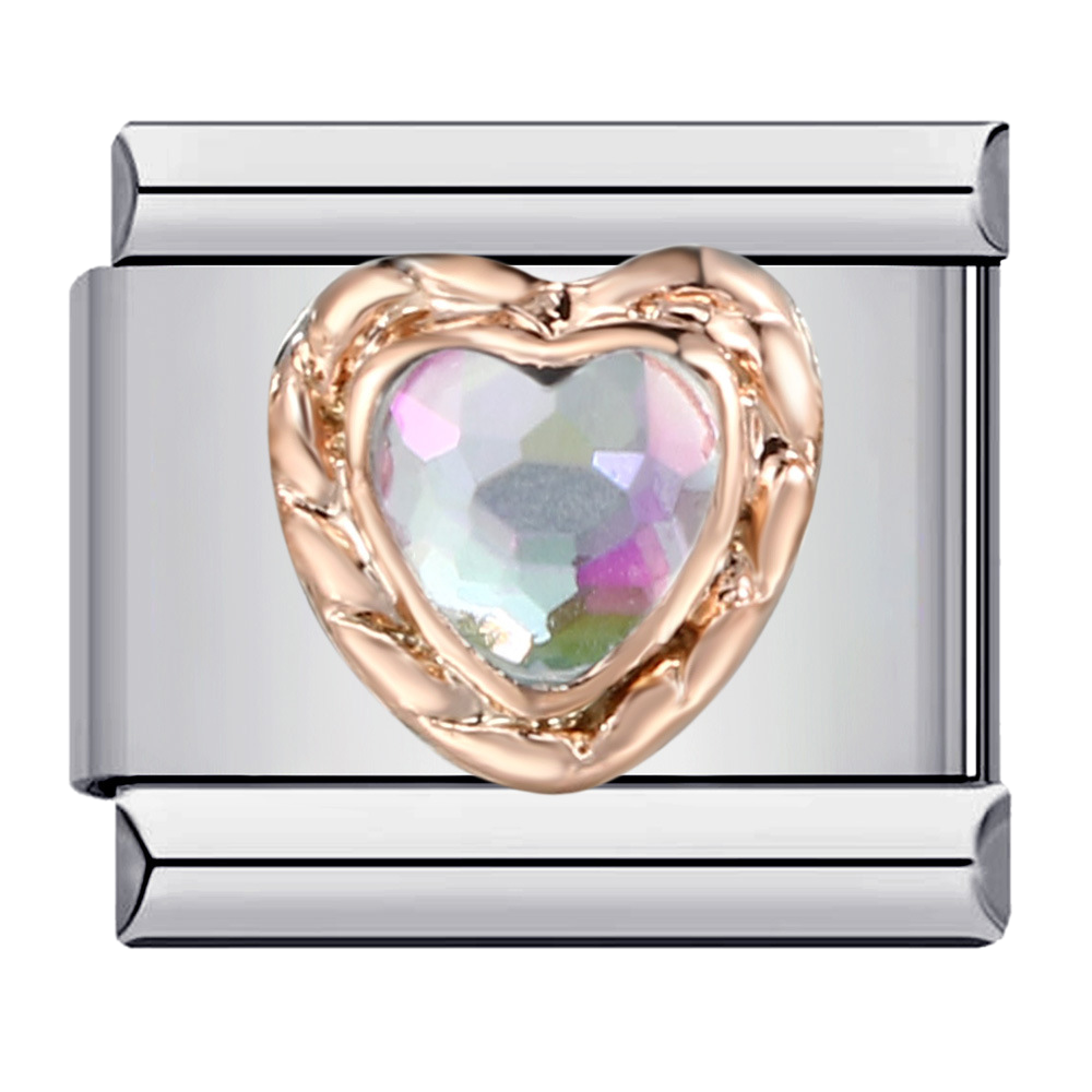Heart Rhinestone Charms