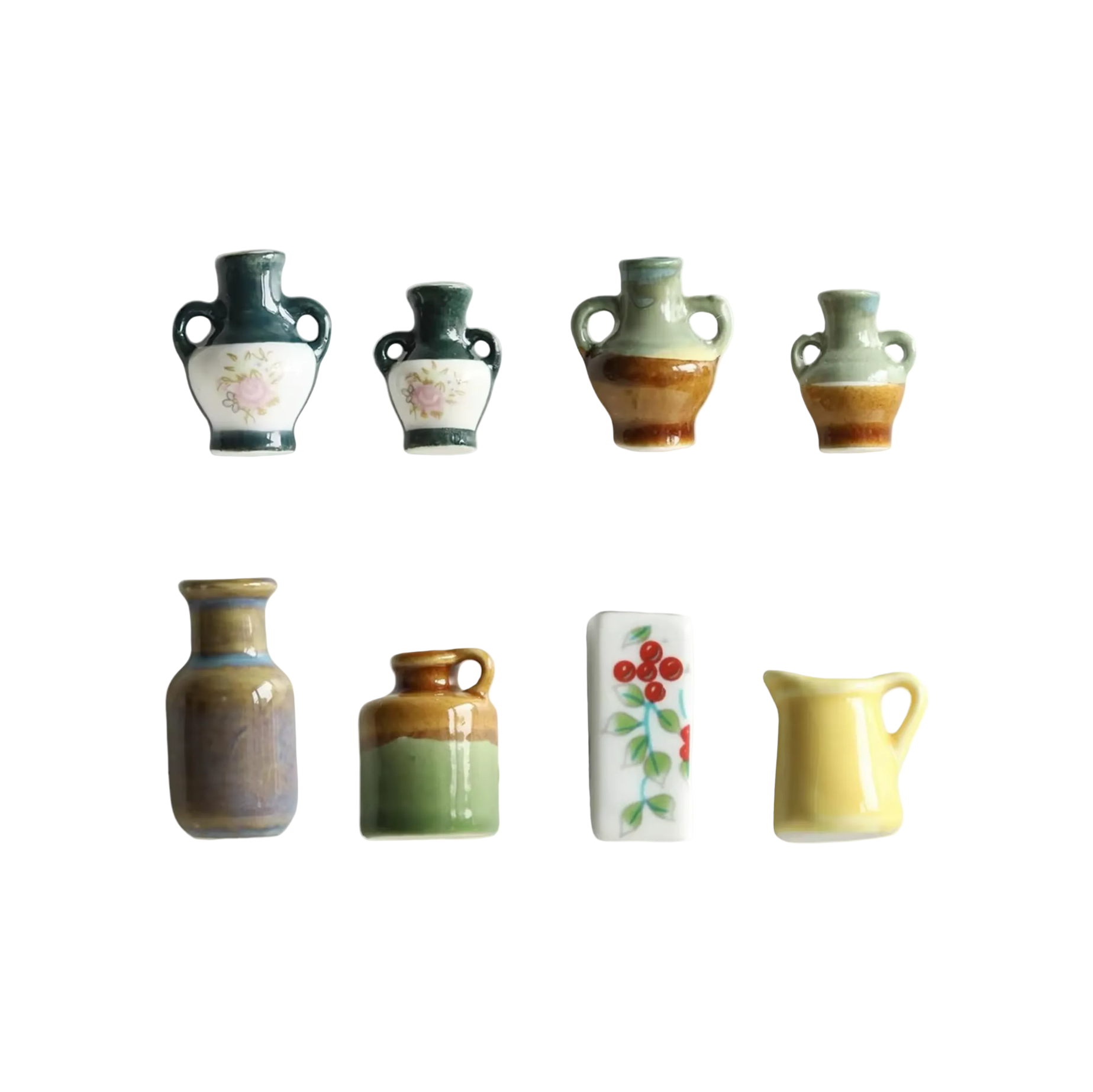 Mini Ceramic Vase Fridge Magnets